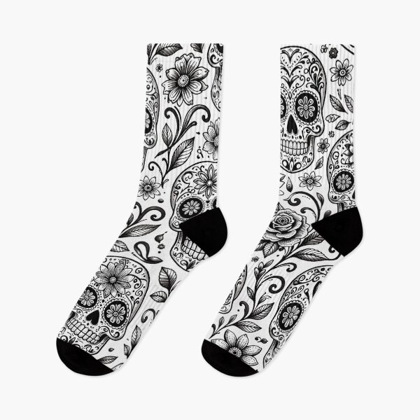 Item preview, Skulls and Flowers designed and sold by Imprearte.