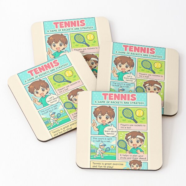 Item preview, Tennis Game of Strategy Fun Facts designed and sold by HanaiPrint.