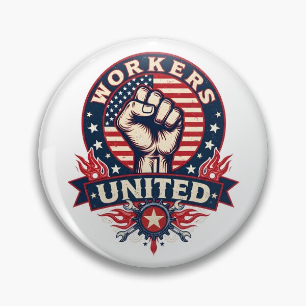 Item preview, Workers United USA Tee – Patriotic Labor Day Worker Graphic Shirt designed and sold by relso.