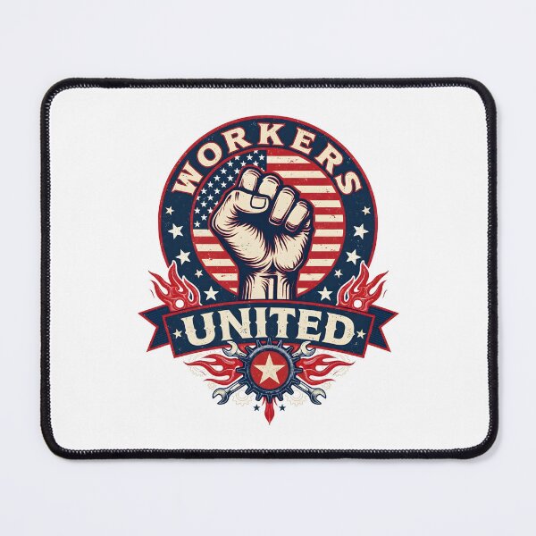 Item preview, Workers United USA Tee – Patriotic Labor Day Worker Graphic Shirt designed and sold by relso.