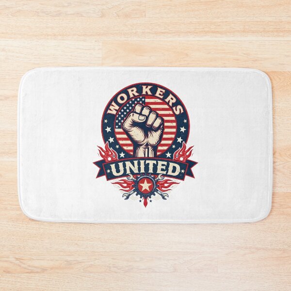 Item preview, Workers United USA Tee – Patriotic Labor Day Worker Graphic Shirt designed and sold by relso.