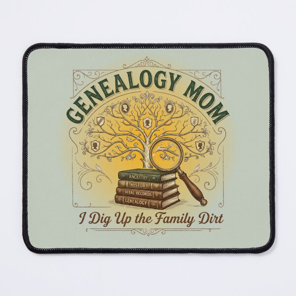 Item preview, Genealogy Mom I Dig Up The Family Dirt - Funny Ancestry & Family Tree designed and sold by The-HistoryGirl.