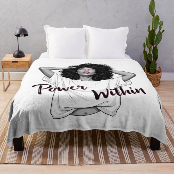 Item preview, Power Within Natural Hair Afro Illustration designed and sold by Ossvio.