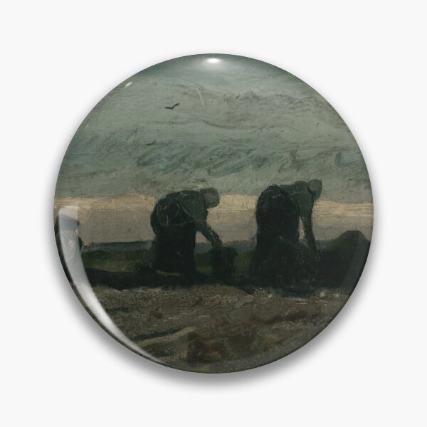 Item preview, Two Women on the Heath by Vincent van Gogh: Rustic Post Impressionist Poster designed and sold by artofuniverse.