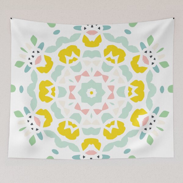 Item preview, Flower Power Mandala Artwork 01 designed and sold by Stefanie Boike.