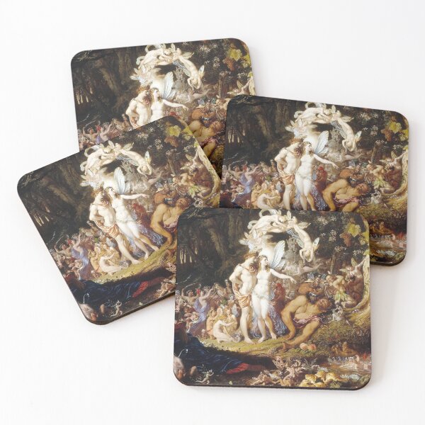 Item preview, The Reconciliation of Oberon and Titania - Sir Joseph Noel Paton designed and sold by forgottenbeauty.