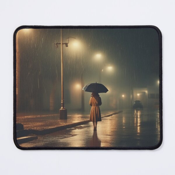Item preview, Solitude in the Rain - A Quiet Night Walk designed and sold by Bad7Wear.