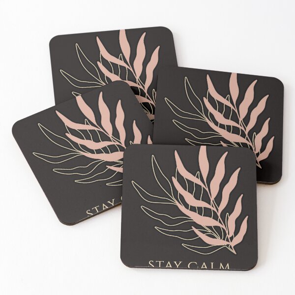 Item preview, Stay Calm — Minimal Motivational Quote designed and sold by QuirkyCloud Designs.