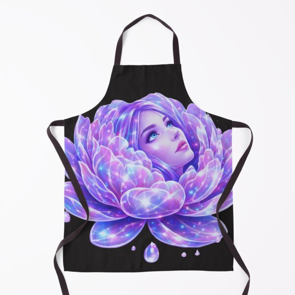 Item preview, Neon Holographic Flower Girl Art designed and sold by Nika Art Studio.