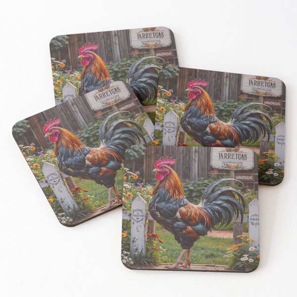 Item preview, Rustic Rooster Farm Art Print designed and sold by BeautifulVirtues.