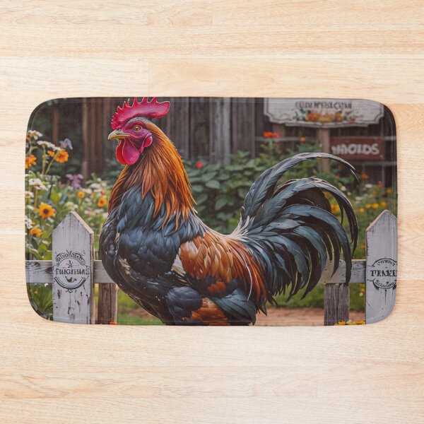 Item preview, Rustic Rooster Farm Art Print designed and sold by BeautifulVirtues.