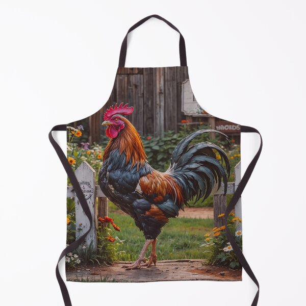 Item preview, Rustic Rooster Farm Art Print designed and sold by BeautifulVirtues.