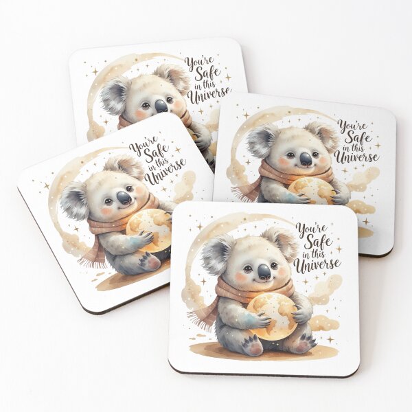 Item preview, Youre Safe In This Universe Cute Vintage Koala Space designed and sold by AQUILAKREO.