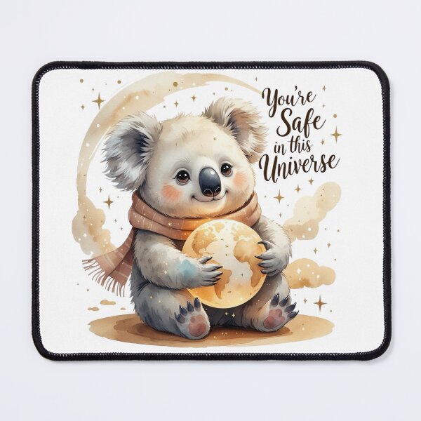 Item preview, Youre Safe In This Universe Cute Vintage Koala Space designed and sold by AQUILAKREO.
