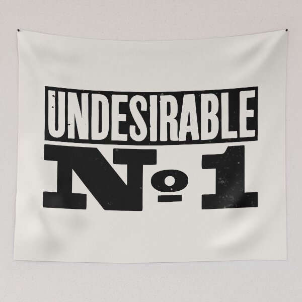 Item preview, Undesirable Outlaw Grunge Typography designed and sold by agearb.