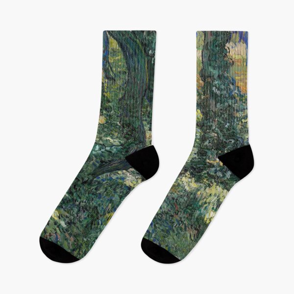 Item preview, Undergrowth by Vincent van Gogh: Lush Woodland Post Impressionist Print designed and sold by artofuniverse.