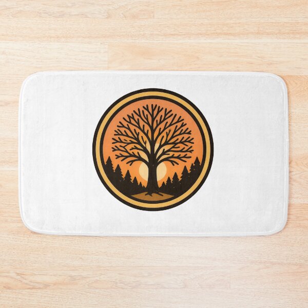 Item preview, Golden Horizon: Retro Tree Silhouette designed and sold by Liberty4Punk.
