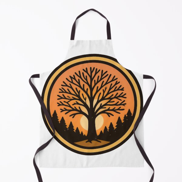 Item preview, Golden Horizon: Retro Tree Silhouette designed and sold by Liberty4Punk.