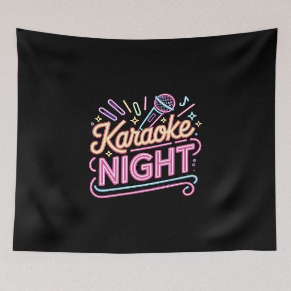Item preview, Karaoke Night, karaoke shirt, karaoke party, karaoke lover, neon karaoke, karaoke outfit, Karaoke Gifts designed and sold by happiness1000.