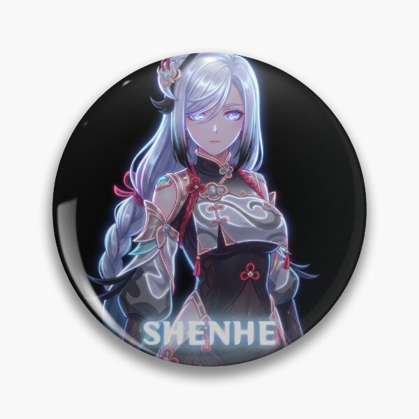 Item preview, Neon Lonesome Transcendence Shenhe - Fan Art Portrait designed and sold by EWCY store.
