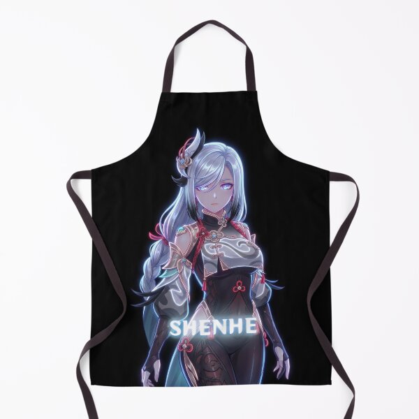 Item preview, Neon Lonesome Transcendence Shenhe - Fan Art Portrait designed and sold by EWCY store.