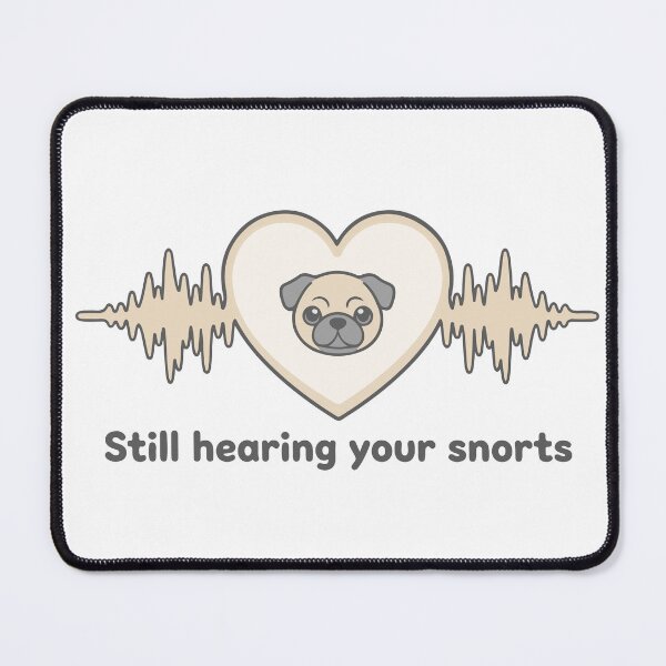 Item preview, Nostalgic Pug Sticker Infinite Snorts Art designed and sold by Paw-Soul.