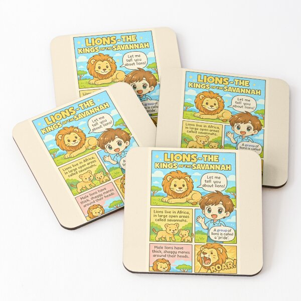 Item preview, Lions - The Kings of The Savannah designed and sold by HanaiPrint.