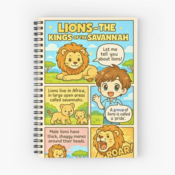 Item preview, Lions - The Kings of The Savannah designed and sold by HanaiPrint.