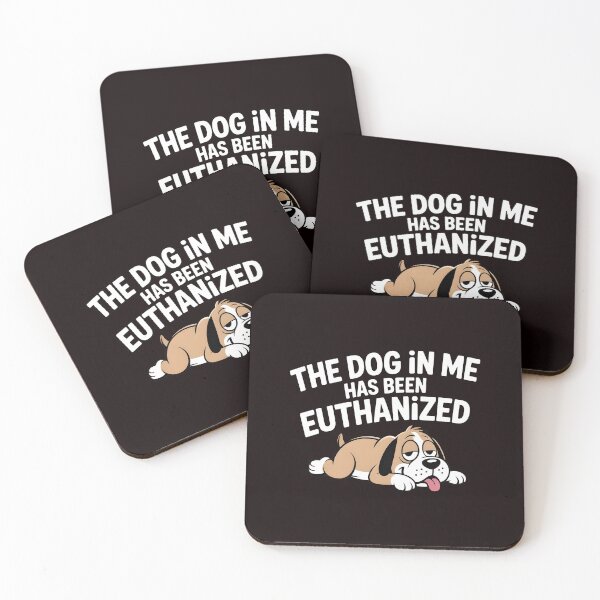 Item preview, The Dog In Me Has Been Euthanized T Shirt – Funny Meme Shirt Dark Humor designed and sold by Redgiant87x.