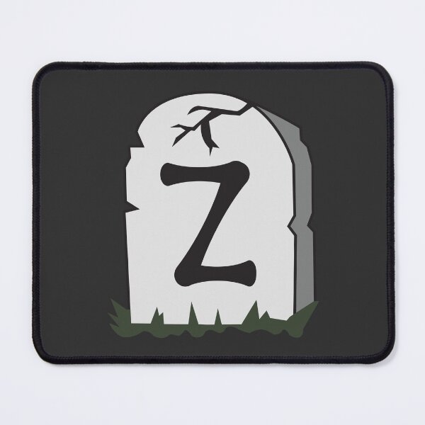 Item preview, Spooky Letter Z – Graveyard Alphabet Initial Sticker (Skeletal Font) designed and sold by 313FILES.
