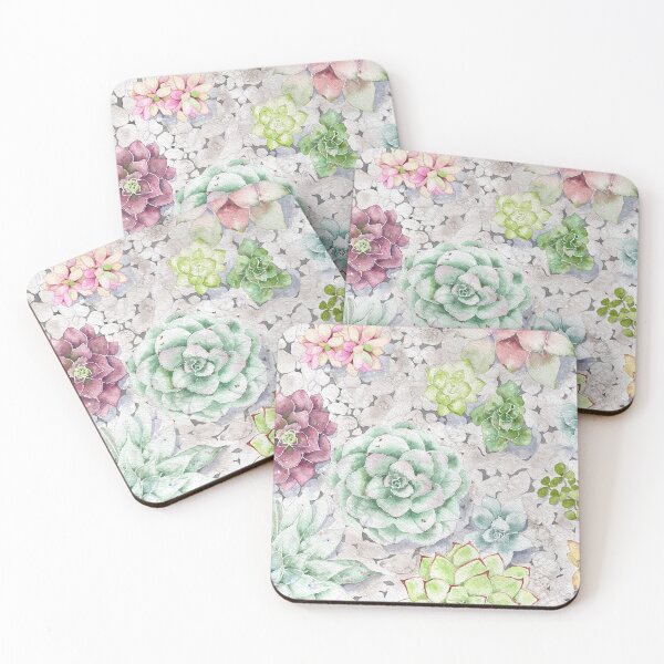 Item preview, Watercolor Succulents designed and sold by Dusty-Penny.