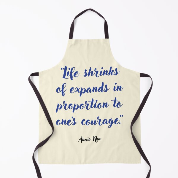 Item preview, Life shrinks or expands . . . Anaïs Nin Quotation designed and sold by CharlottePlaceArt.