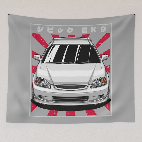 Item preview, Civic Type R EK9 (Champion White) designed and sold by JioojiProject.