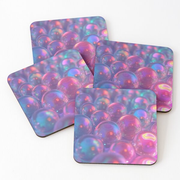 Item preview, Neon Holographic Glass Art Abstract designed and sold by Nika Art Studio.