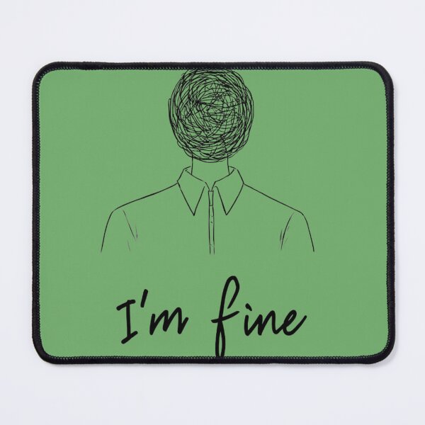 Item preview, Im Fine Minimal Doodle designed and sold by sanorastyle.
