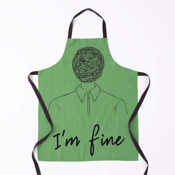 Item preview, Im Fine Minimal Doodle designed and sold by sanorastyle.