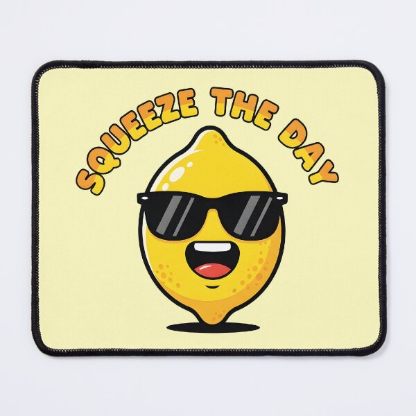 Item preview, Squeeze the Day – Funny Lemon Summer Design designed and sold by Sea Gem.