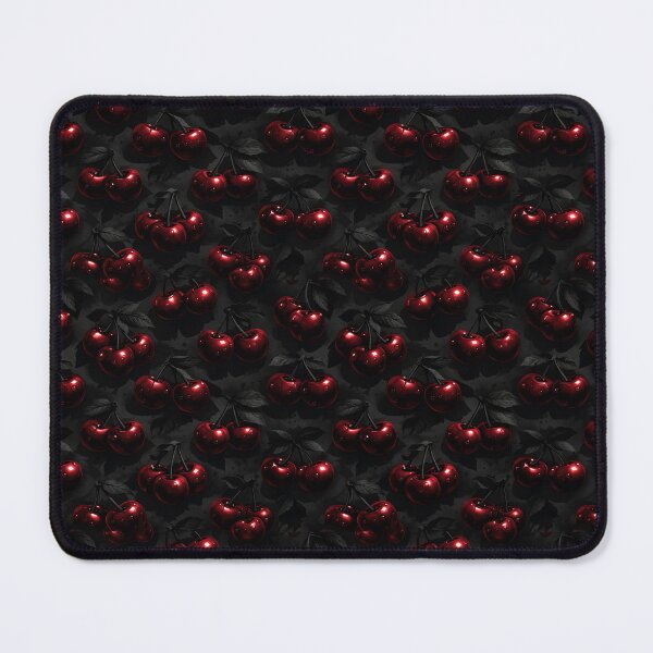 Item preview, Red cherries with black leaves designed and sold by Imprearte.
