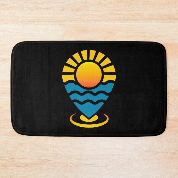 Item preview, Sun and Sea Pin - Beach Location Icon designed and sold by edstorebeaches.