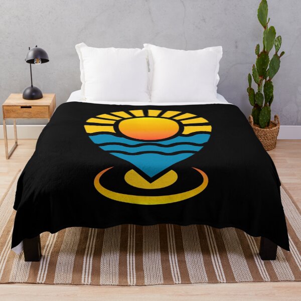 Item preview, Sun and Sea Pin - Beach Location Icon designed and sold by edstorebeaches.