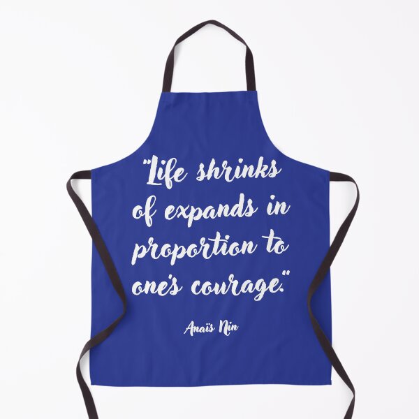 Item preview, Life shrinks or expands . . . Anaïs Nin Quotation designed and sold by CharlottePlaceArt.