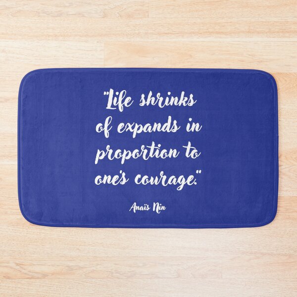 Item preview, Life shrinks or expands . . . Anaïs Nin Quotation designed and sold by CharlottePlaceArt.