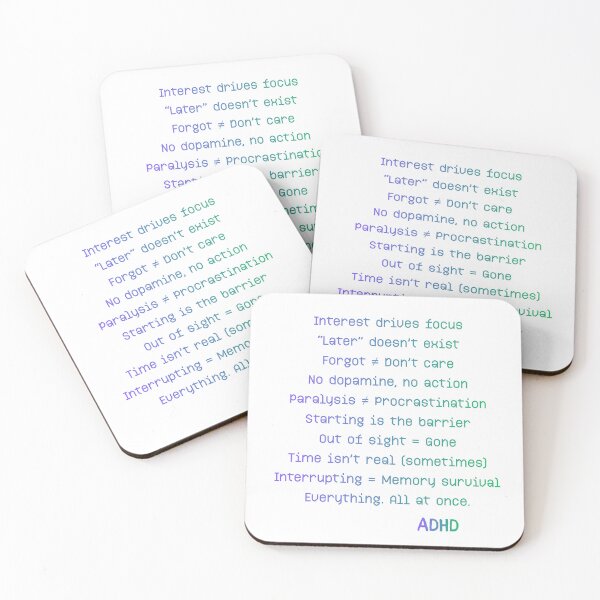 Item preview, ADHD explained designed and sold by KasWorld.