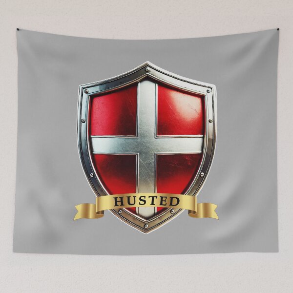 Item preview, Husted Denmark Heritage Emblem Shield designed and sold by Highlandkings.