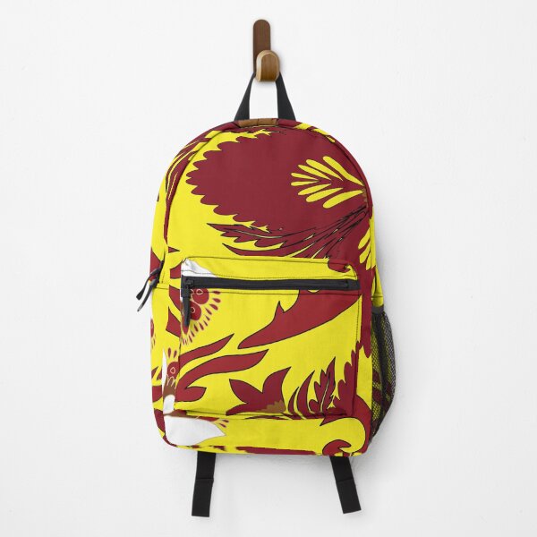 Item preview, Royal yellow and brown floral medallion pattern designed and sold by AdesignbyG.
