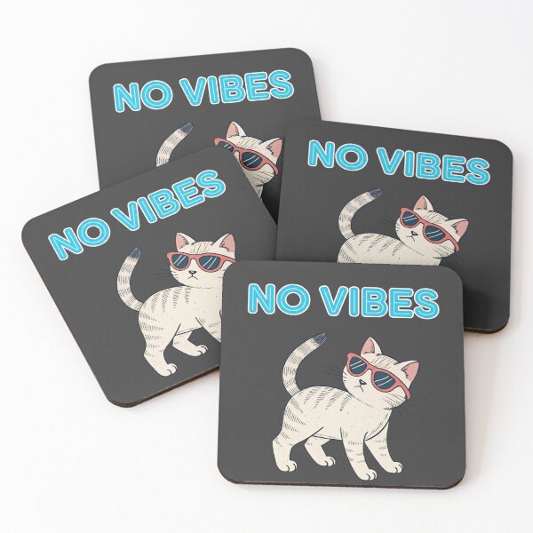Item preview, No Vibes Cat – Energy Rejected designed and sold by Artiviose.