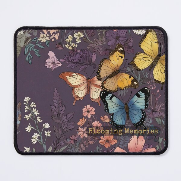 Item preview, Blooming Memories Vintage Butterfly Pattern Art designed and sold by mythographiaart.