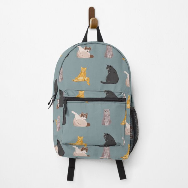 Item preview, Different types of cats sitting and resting in various positions on a white background during daytime hours designed and sold by Ms. Iryna.