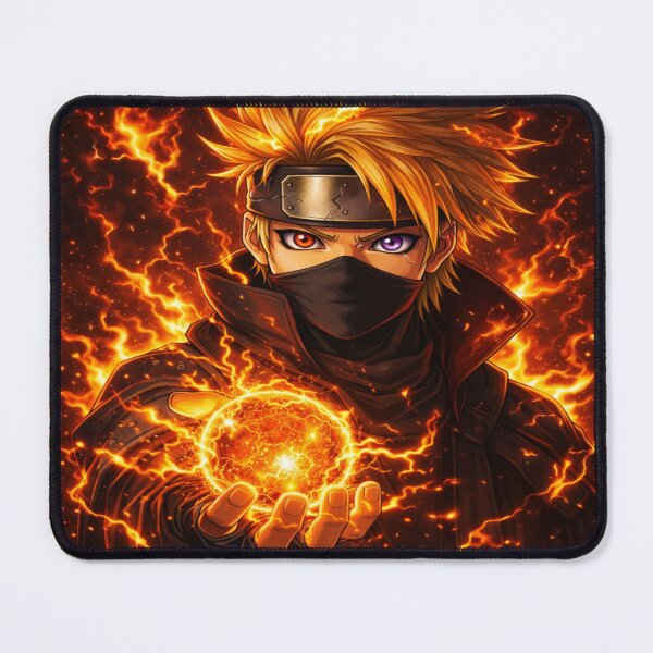 Item preview, Fire Ninja Anime Sticker ? | Flame Power Warrior Hoodie Design | Dark Anime Aesthetic Art designed and sold by SSVSTICKERS.