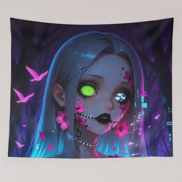 Item preview, Blossom and Decay: Cybernetic Forest Spirit designed and sold by Insomnia Art Designs.